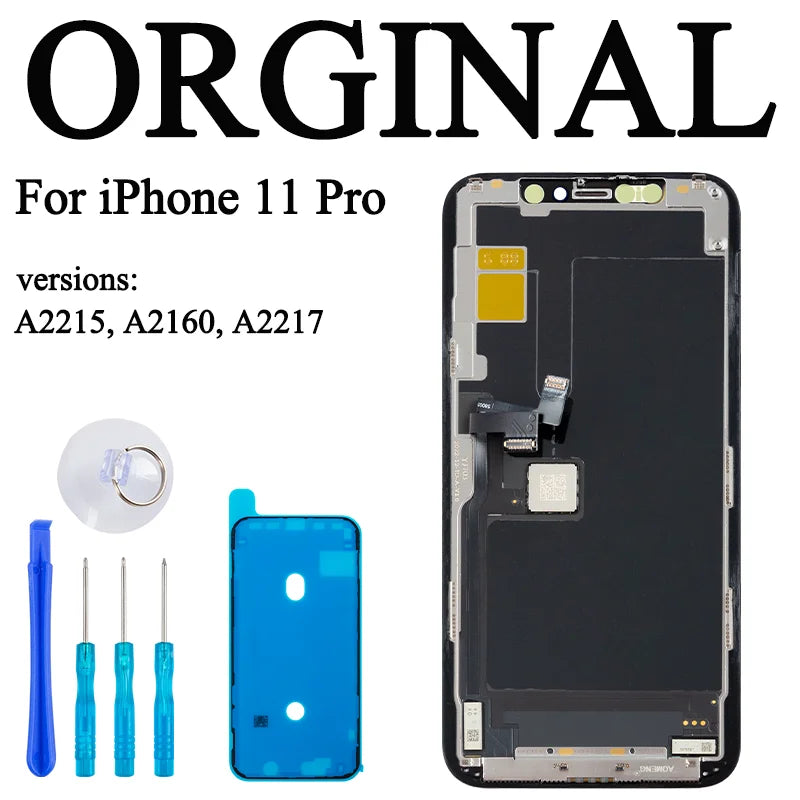 A2215 A2217 A2160 100% Tested Premium New Lcd For IPhone 11 Pro Display Touch With 3D Touch Screen Replacement Factory Display