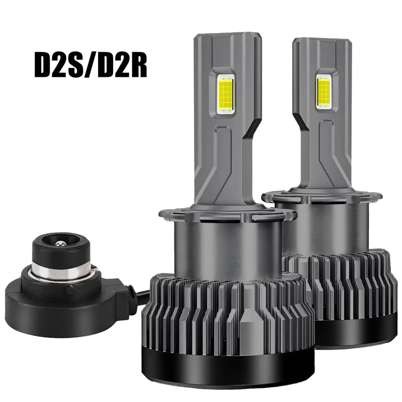 2PCS 30000LM D1S D3S Headlight 35W D2S D2R D4S D4R D5S D8S LED Canbus Lamps Auto LED Lights Bulb For Car Lights 6000K Plug&Play