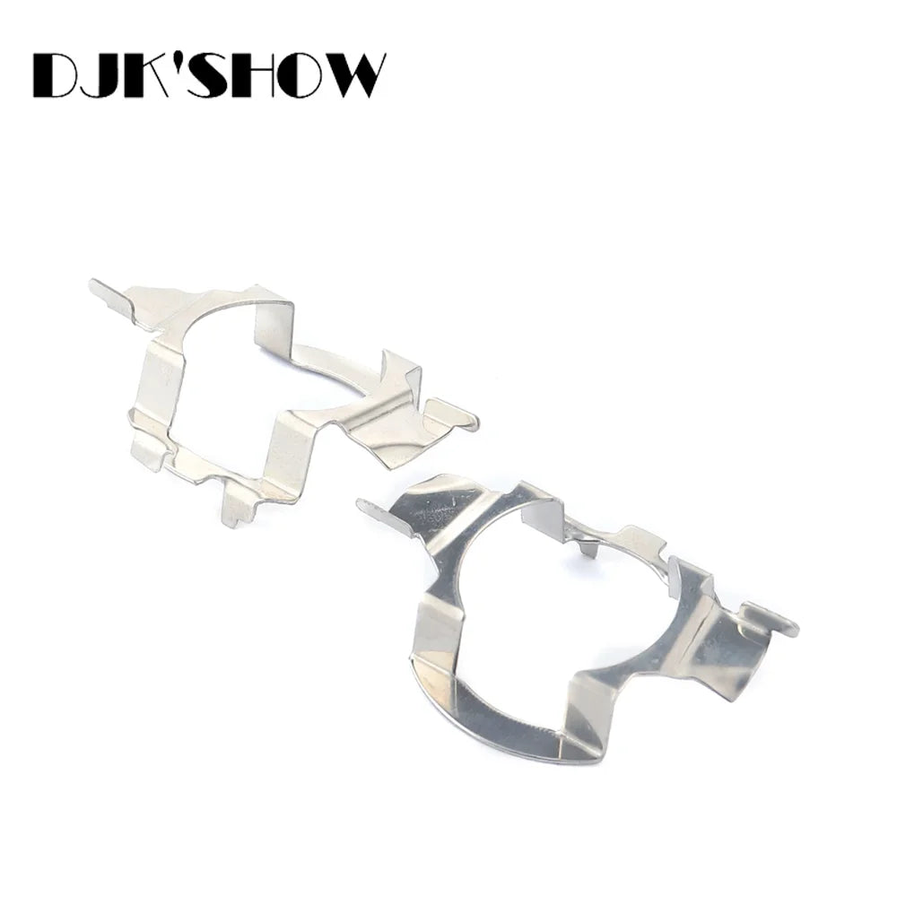 2Pcs H7 LED Headlight Bulb Base Holder Adapter Socket Retain