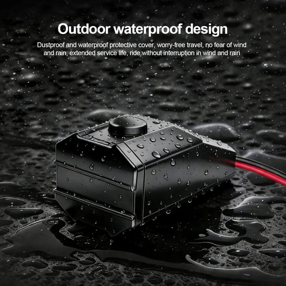 100W Motorcycle Vehicle-Mounted Charger Waterproof Adapter 1