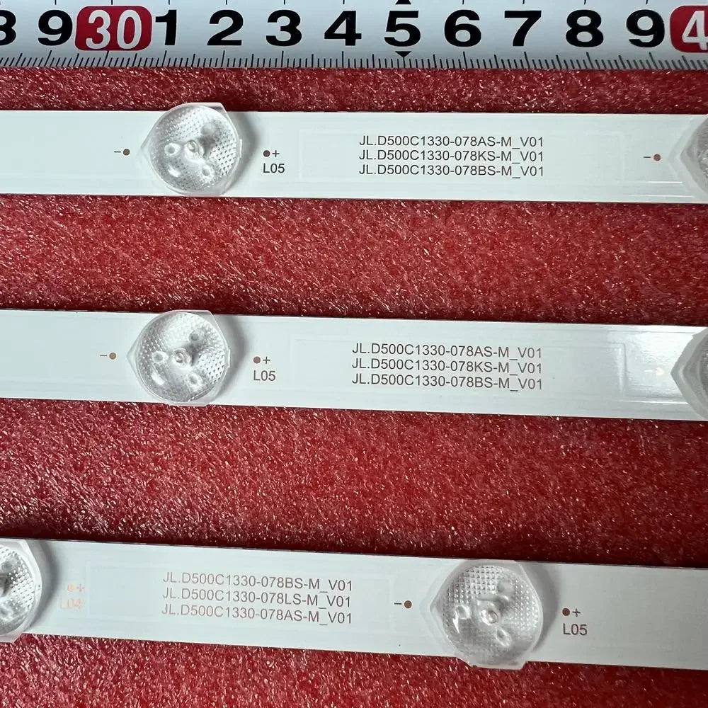 LED Backlight Strip for JVC LT-50CF890 Hitachi 50HK6100U 50HAK6150U VES500QNDP-2D-N43 POLAROID P50UPA2031A
