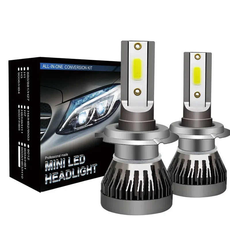 H7 LED Car Light Mini Headlight Bulbs H1 LED H4 H8 H9 H11 He
