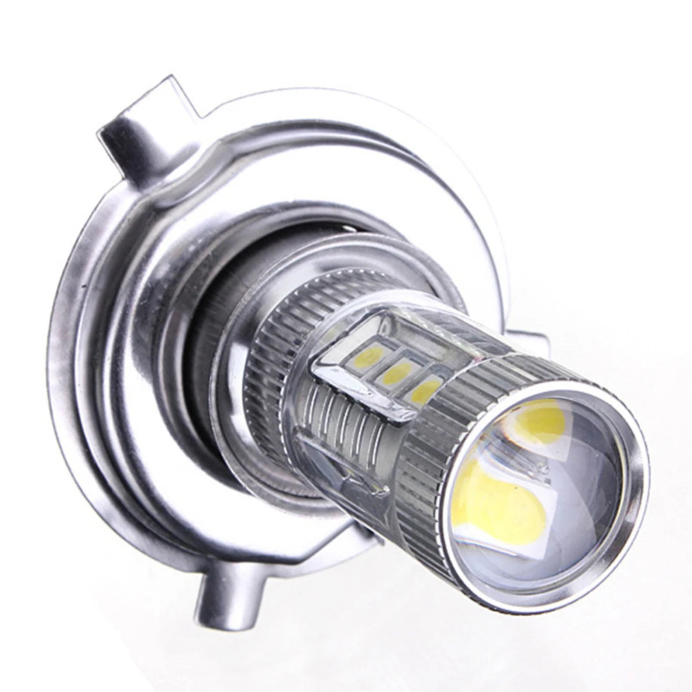 H4 Super White LED Headlight Bulb 6000-6500K High Low Beam L