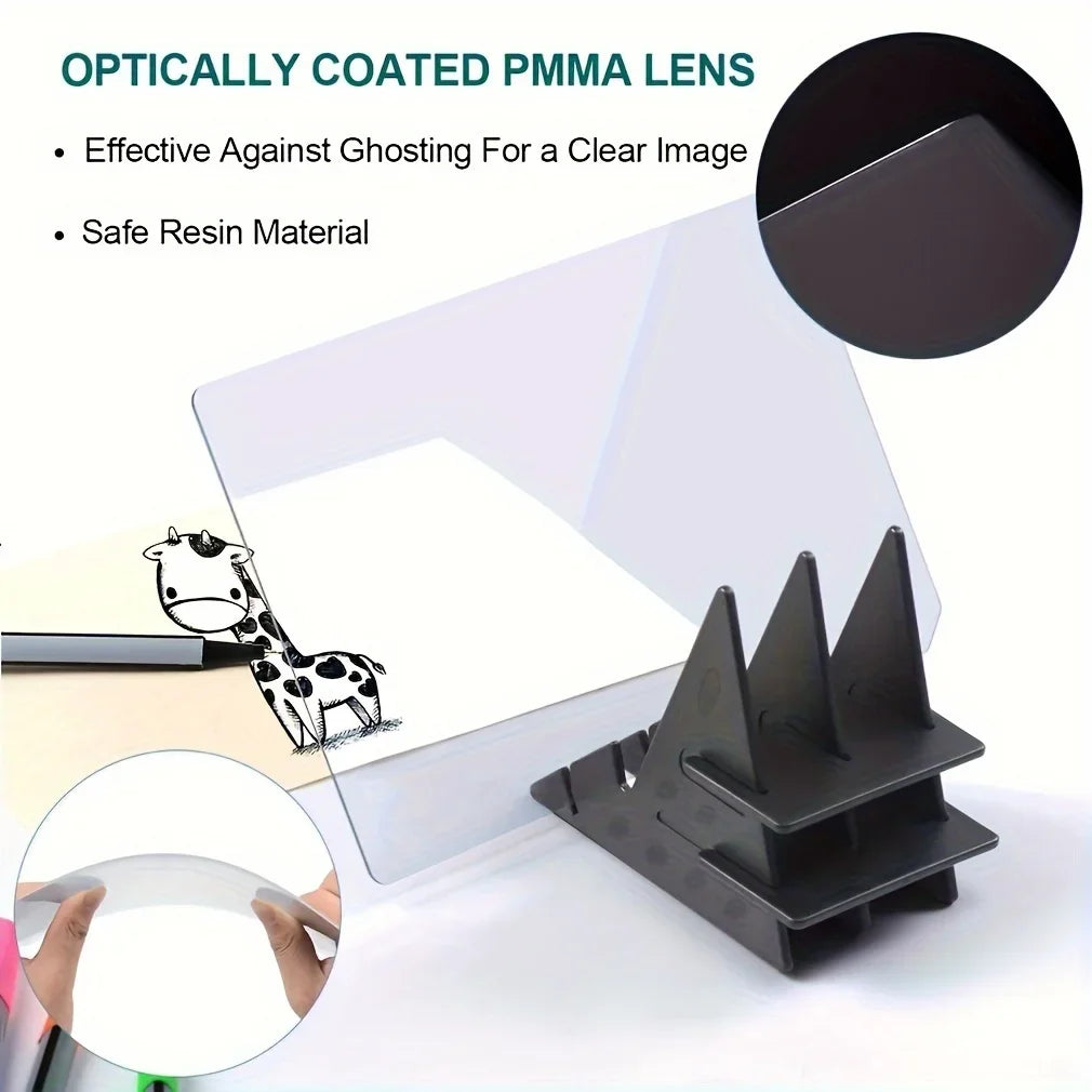 Optical Clear Drawing Board Portable Optical Tracing Board I
