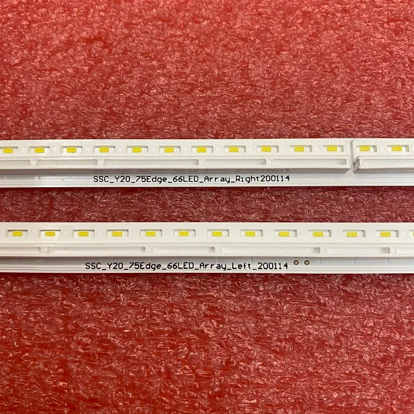LED Backlight Strip for 4 PCS/set 66LED 410mm LED backlight strip for TV SSC_Y20_75EDGE_66LED Right Left