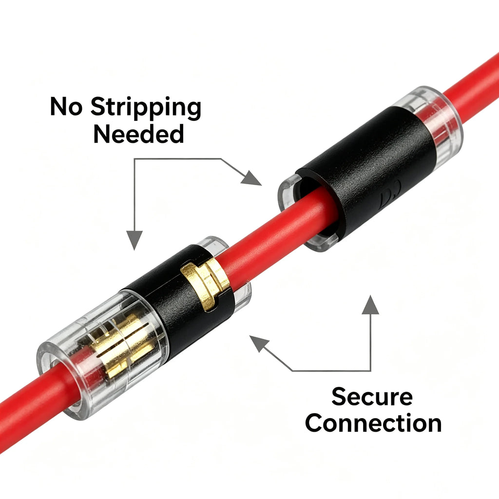 D1 Quick Wire Connector No Strip No Solder Inline Splice Con