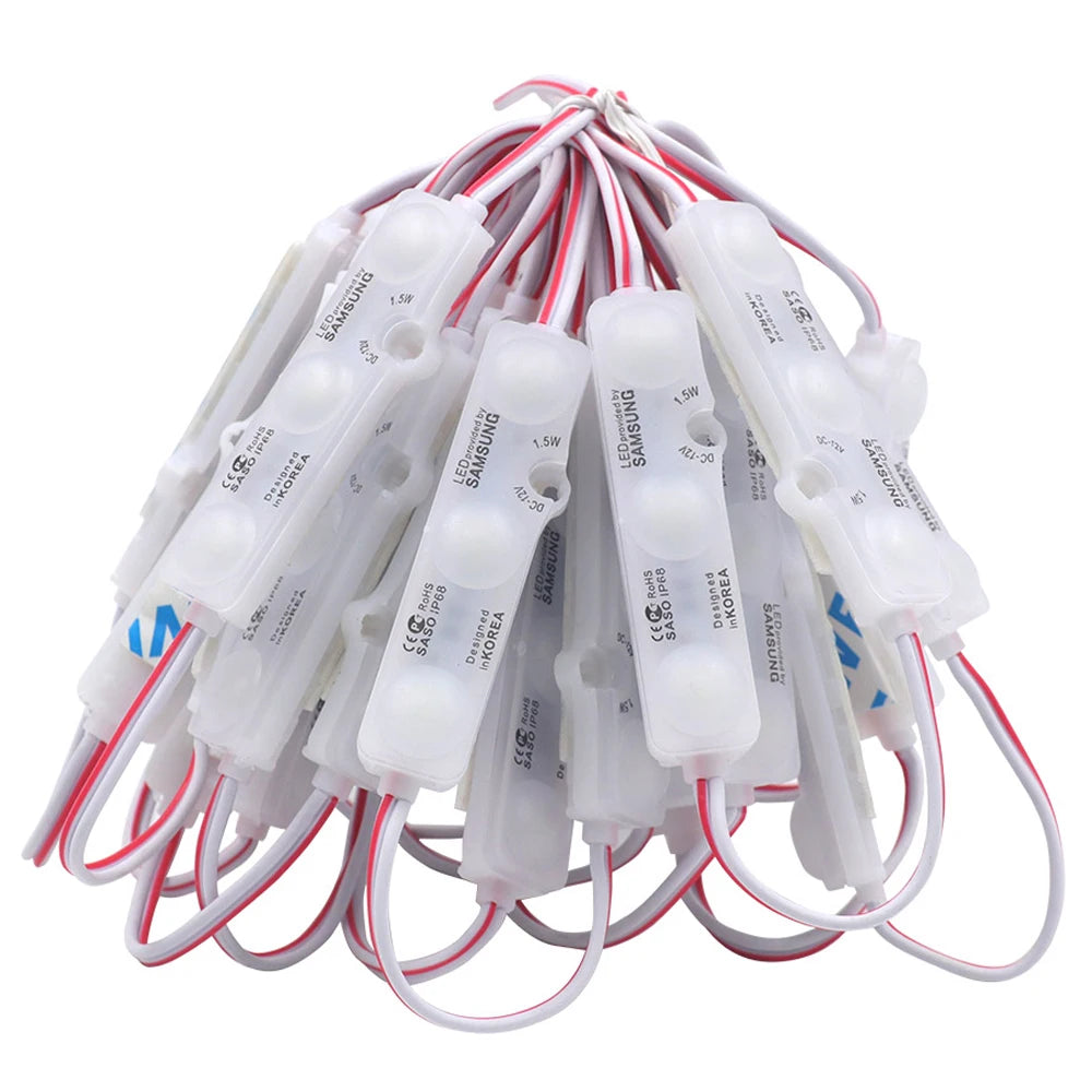 DC12V LED Module Light 3LEDs 1.2W Super Bright Advertising D