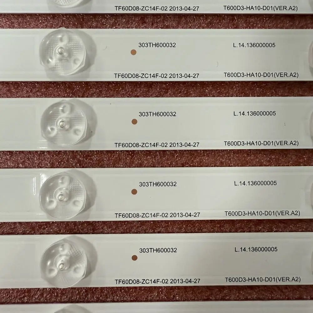 LED Backlight Strip for Sharp LC-60LE452U TF60D08-ZC14F-02 303TH600032 (T600D3-HA10-D01) - Replacement TV