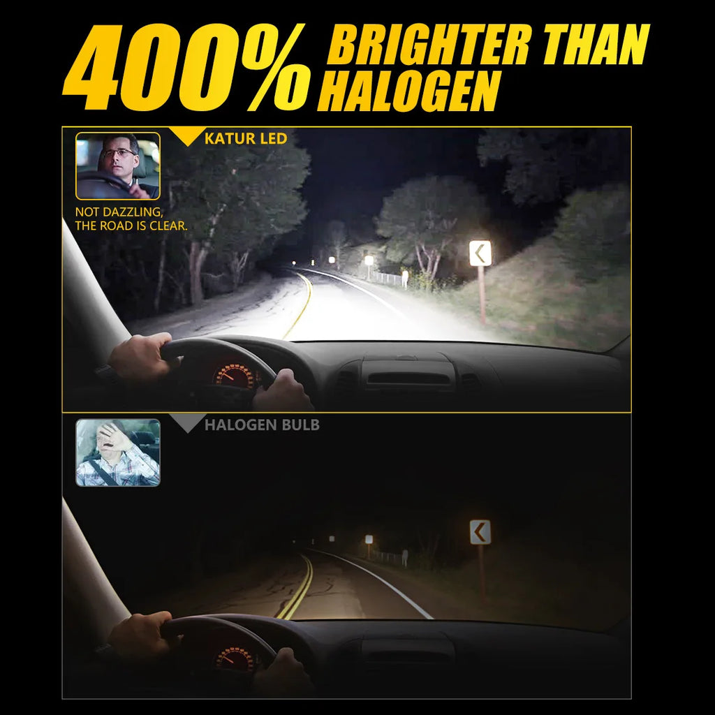 2x H8 H9 H11 H16 Led Car Light Headlight New 100W 20000LM LE