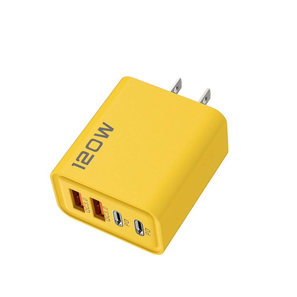 Fast Charging USB Type C Charger 120W 4 Port PD Quick Charge 3.0 For iPhone Samsung Xiaomi Huawei EU US UK Plug Phone Adapter