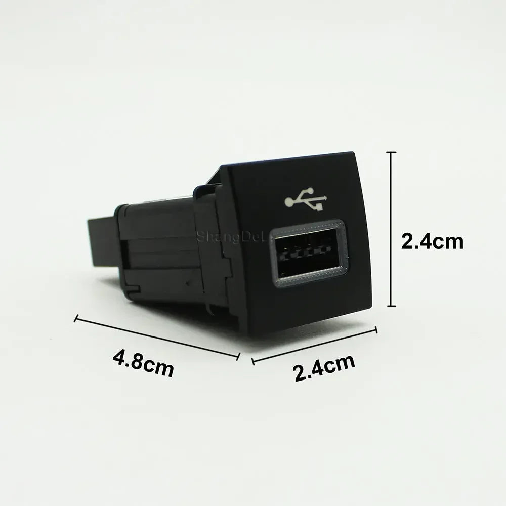 Car USB Input Adapter Audio Radio u-disk flash Socket Interf