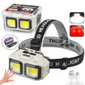 Powerful LED Induction Headlamp Type-C Charge 4 Lighting Mod