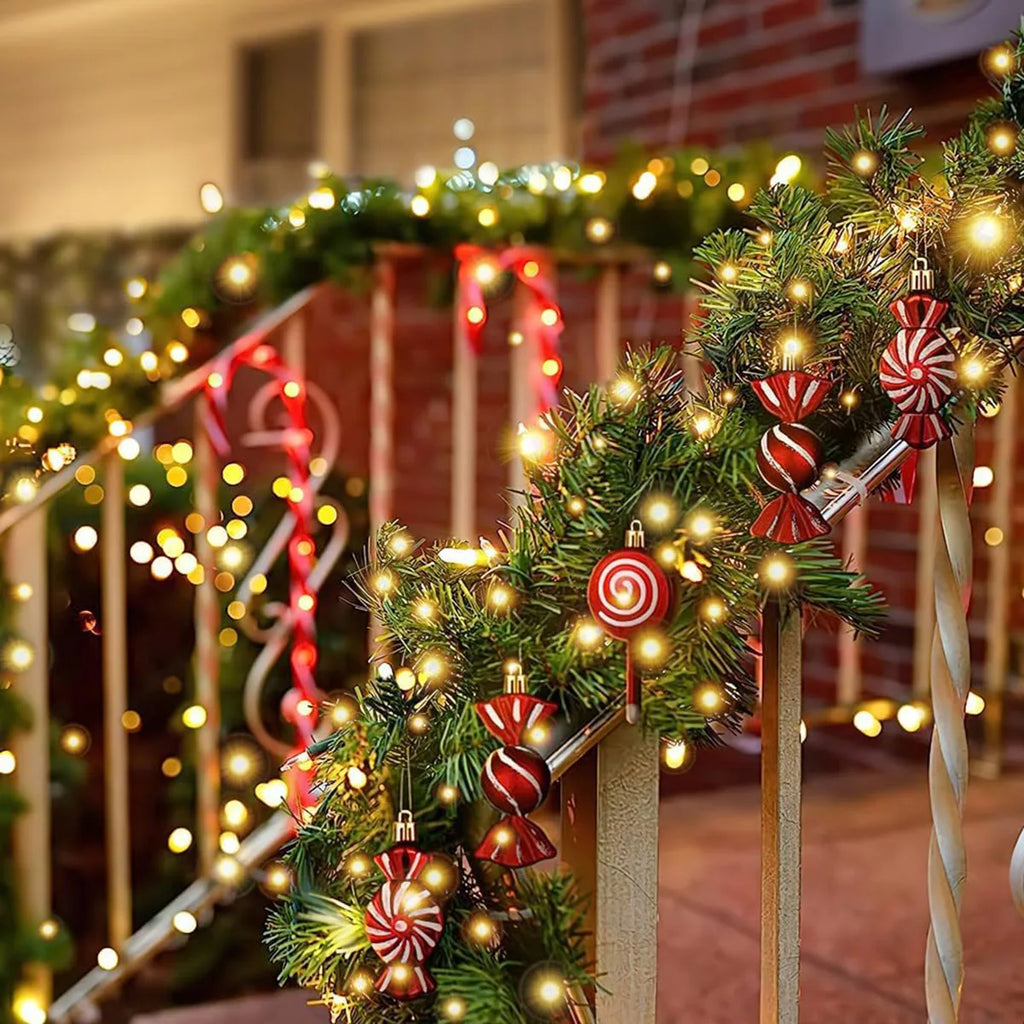 2M/21M LED String Lights Green Wire Christmas Tree Street Fa