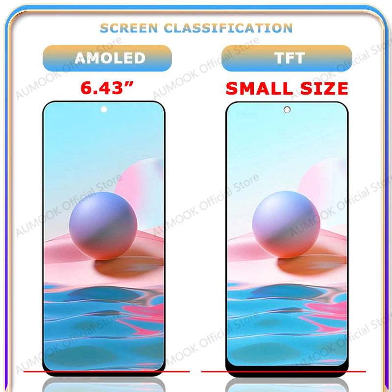 AMOLED LCD Display For Xiaomi Redmi Note 11 11S Touch Screen