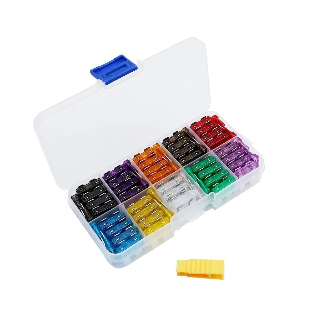 Blade Fuses Automotive Standard & Micro & Mini Fuse with Fuse Puller for Truck Boat RV Car Fuses Assortment Kit 180pcs