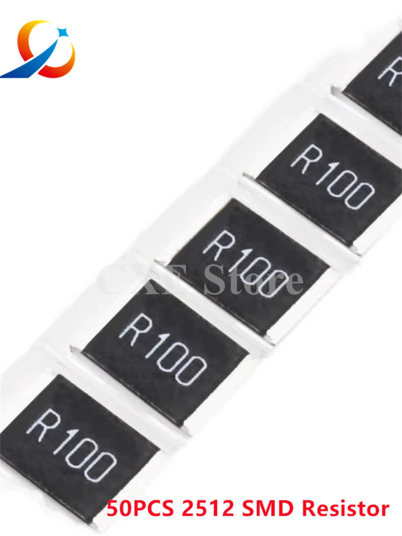 100PCS 2512 SMD Resistor 0R 10R 20R 47R 100R 220R 470R 100 o