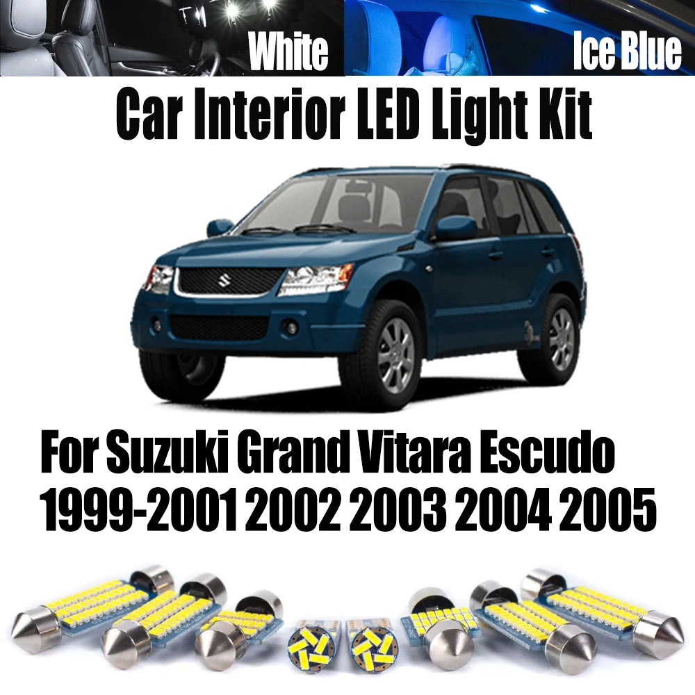 For Suzuki Grand Vitara Escudo 1999 2000 2001 2002 2003 2004 2005 Canbus Car LED Interior Map