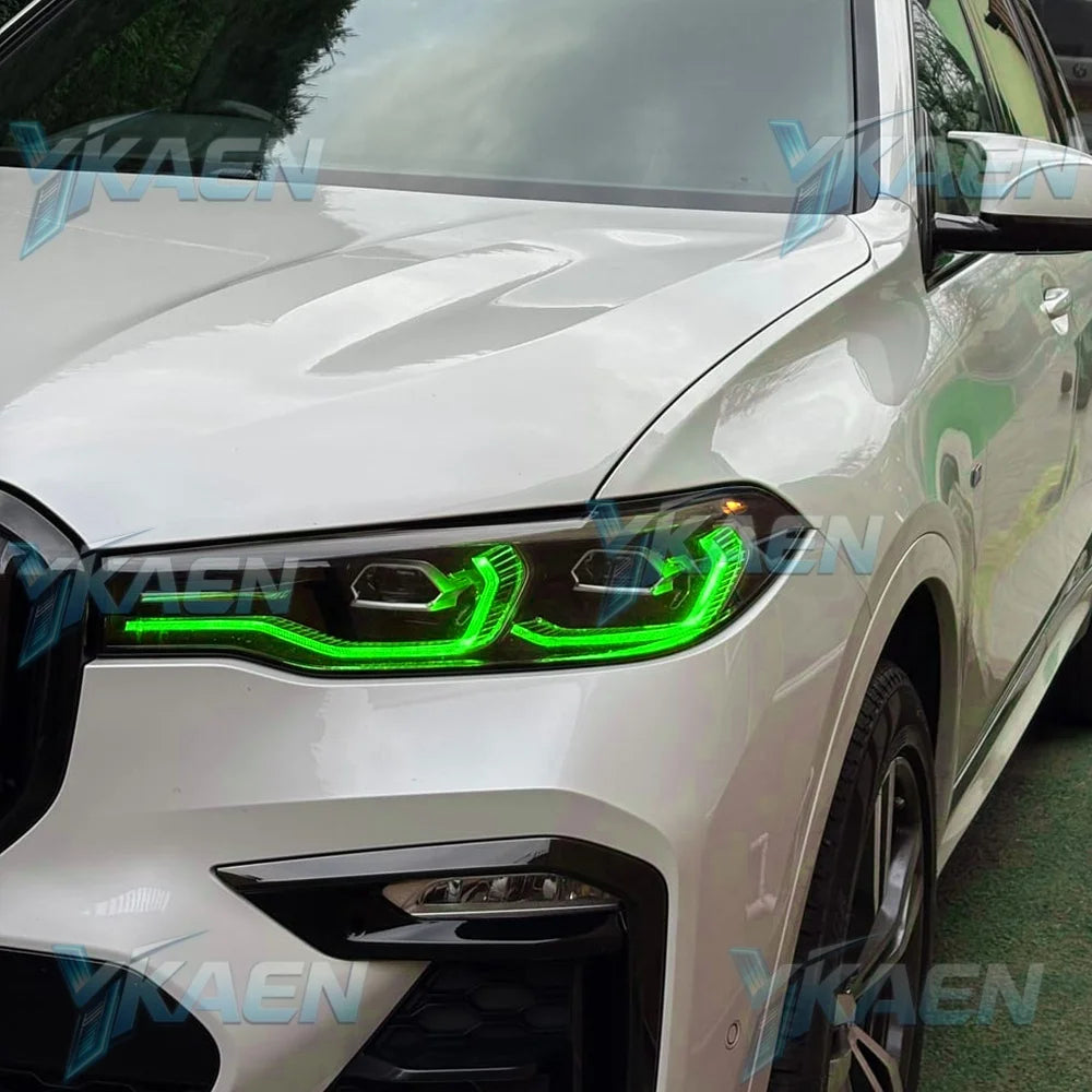 DRL Boards For BMW X7 G07 2019-2021 Laser Headlight Daytime Running Light Chips Angel Eyes Blue Red White for