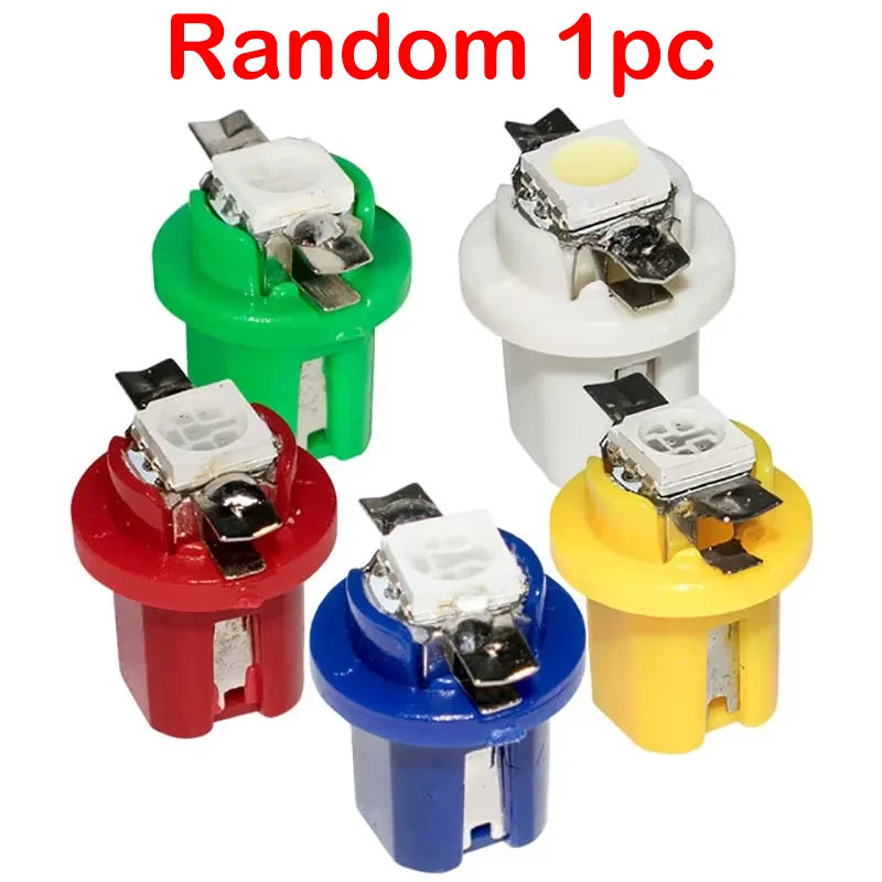 5/10Pcs 12V T5 LED Car Instrument Panels Bulbs High-quality Universal Instrument Panel Light Side Lamp Auto Interior Accessories