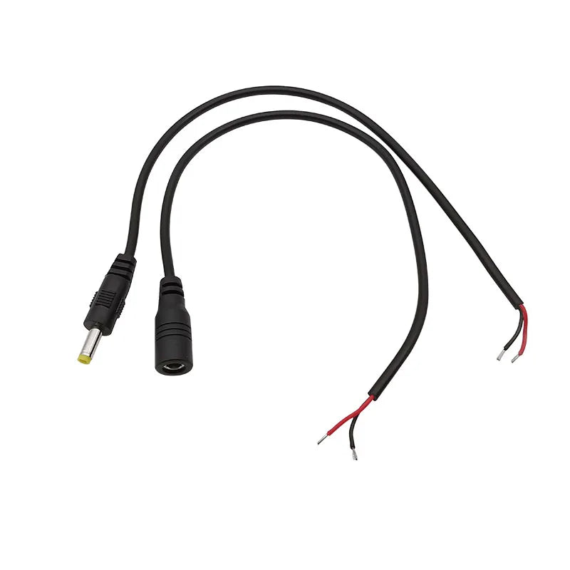 4.0x1.7mm DC Male Female Jack Wire Connector 4.0mm x 1.7mm D