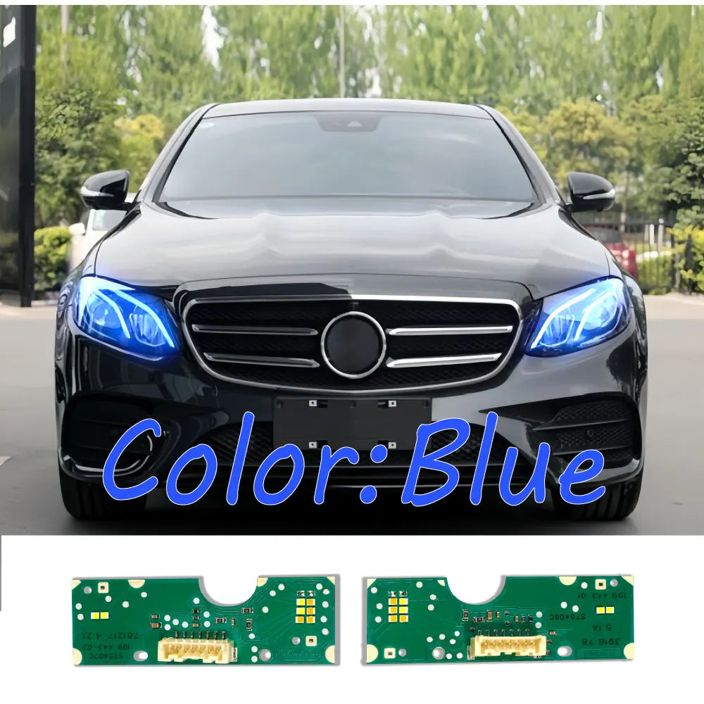 DRL Yellow LED Panel Daytime Running Lights Red Multicolor Yellow Daytime Running Lights for W213