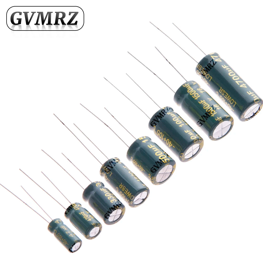 6.3V 10V 16V 25V 35V 50V 63V 100V 160V High Frequency Low ES