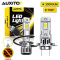 AUXITO 2Pcs 30000LM H1 LED Headlight Bulbs CANBUS Lights Min