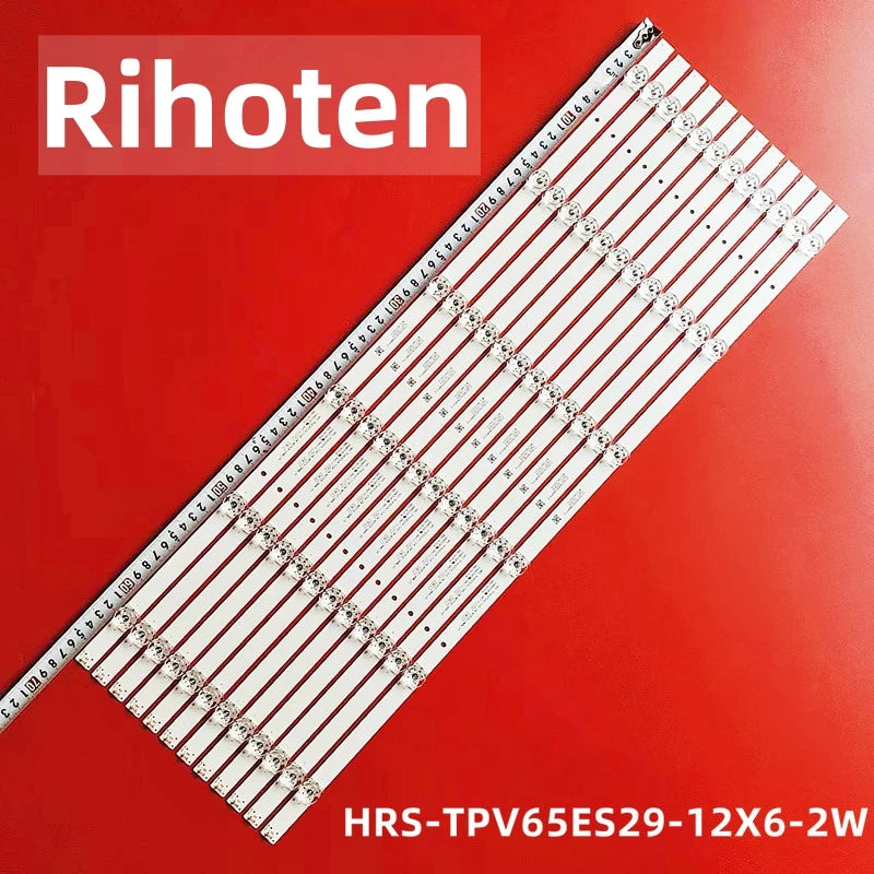 LED strips TPV-65ES09-3030-0D22-6X12-20190520-C HRS_TPV65ES29_12X6_2W_MCPCB_14MM_V5 for 65PUF7302/T3