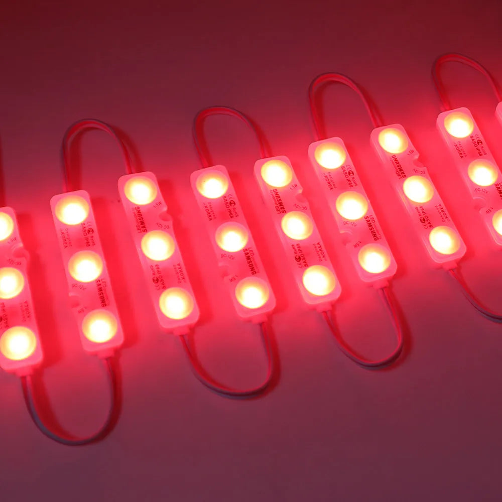 DC12V LED Module Light 3LEDs 1.2W Super Bright Advertising D