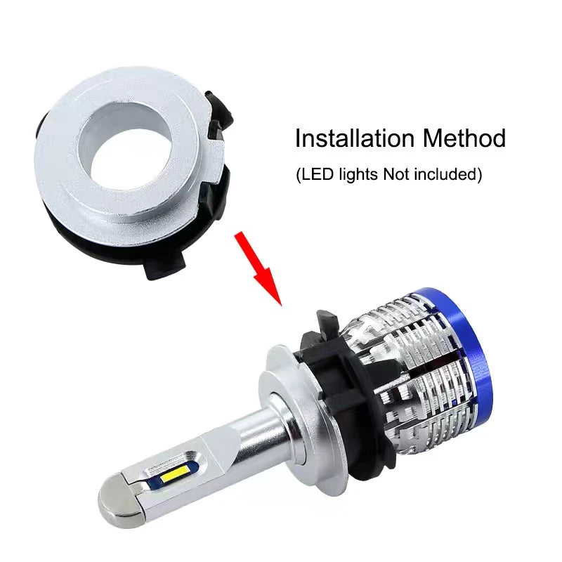 10PCS H7 LED Holder Car Universal Headlight Base Bulb Socket