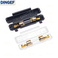 5Set 6X30MM Glass Fuse Holder With 250V 0.25A 0.5A 1A 1.5A 2