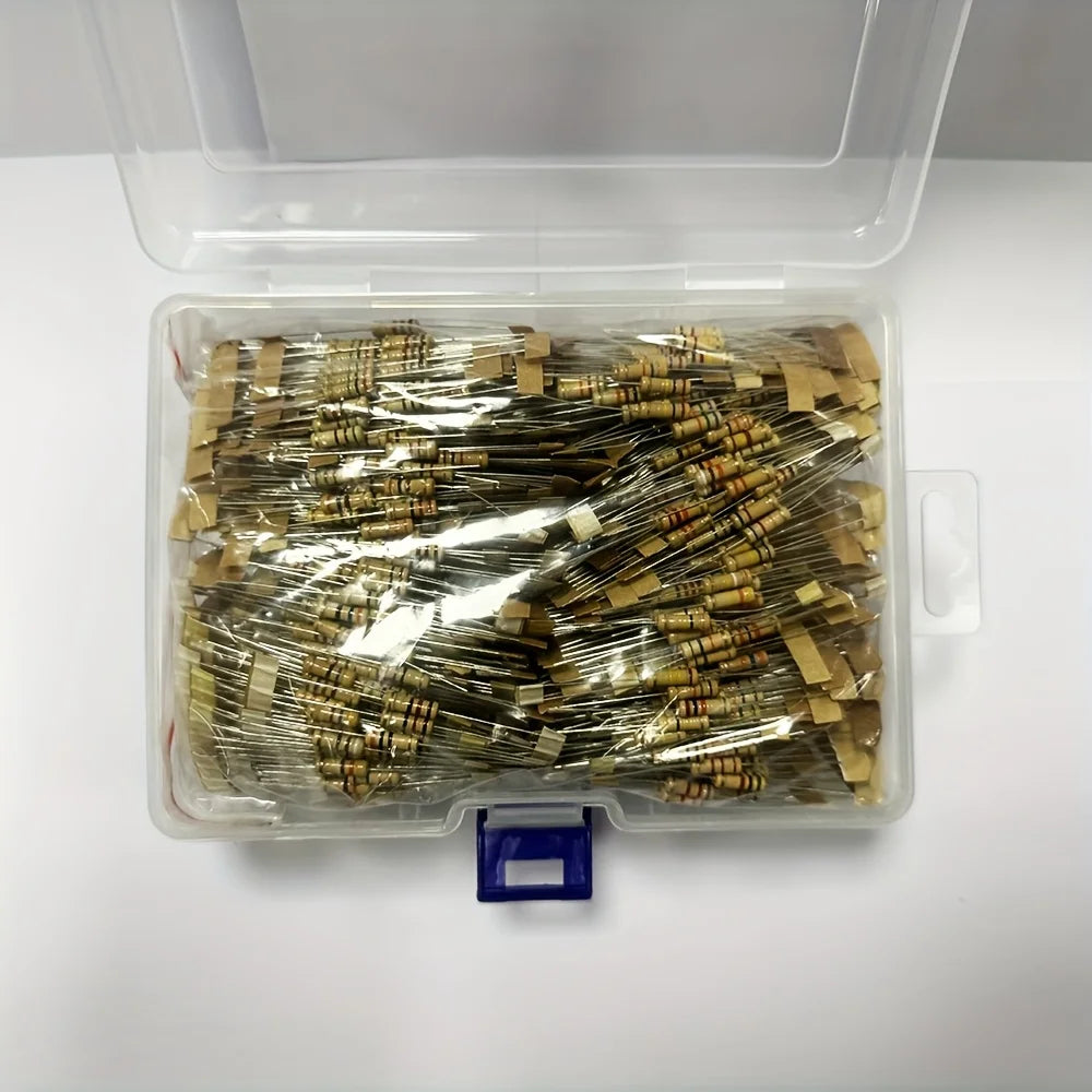 1220PCS/Lot 1W 5% 122Values 0.33-2.2M Ohm Carbon Film Resist