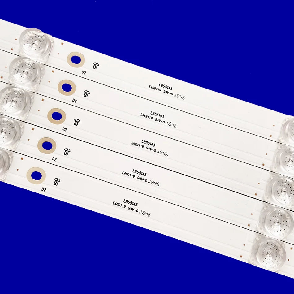 LED Backlight Strip for8LED for Hisense 55R6E 55A6100UWR 55R6000E 55R6040E LB55143