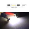 2PCS Interior Car Light Festoon 31mm 36mm 39mm 41mm C10W C5W LED White Lamps Auto Lights SMD Interior Lighting Bulbs COB Led 12V