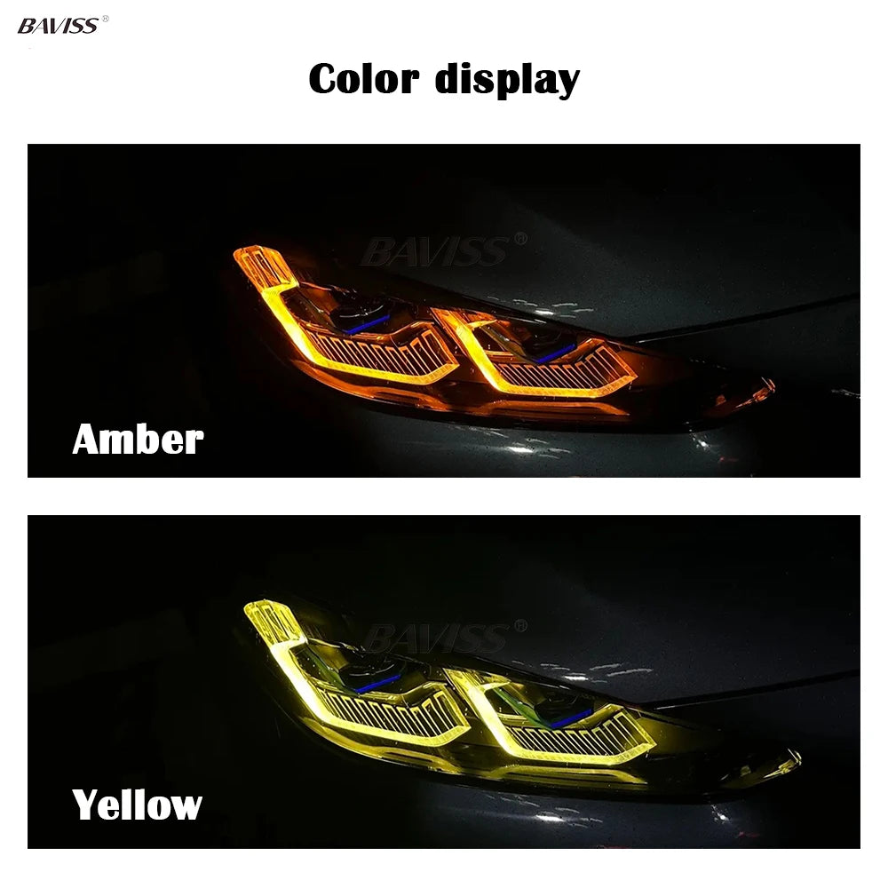 Angel Eye DRL LED Boards For 2022 2023 BMW X3 X3M G01 X4 X4M G02 F97 LCI Headlight Blue Daytime Running Light