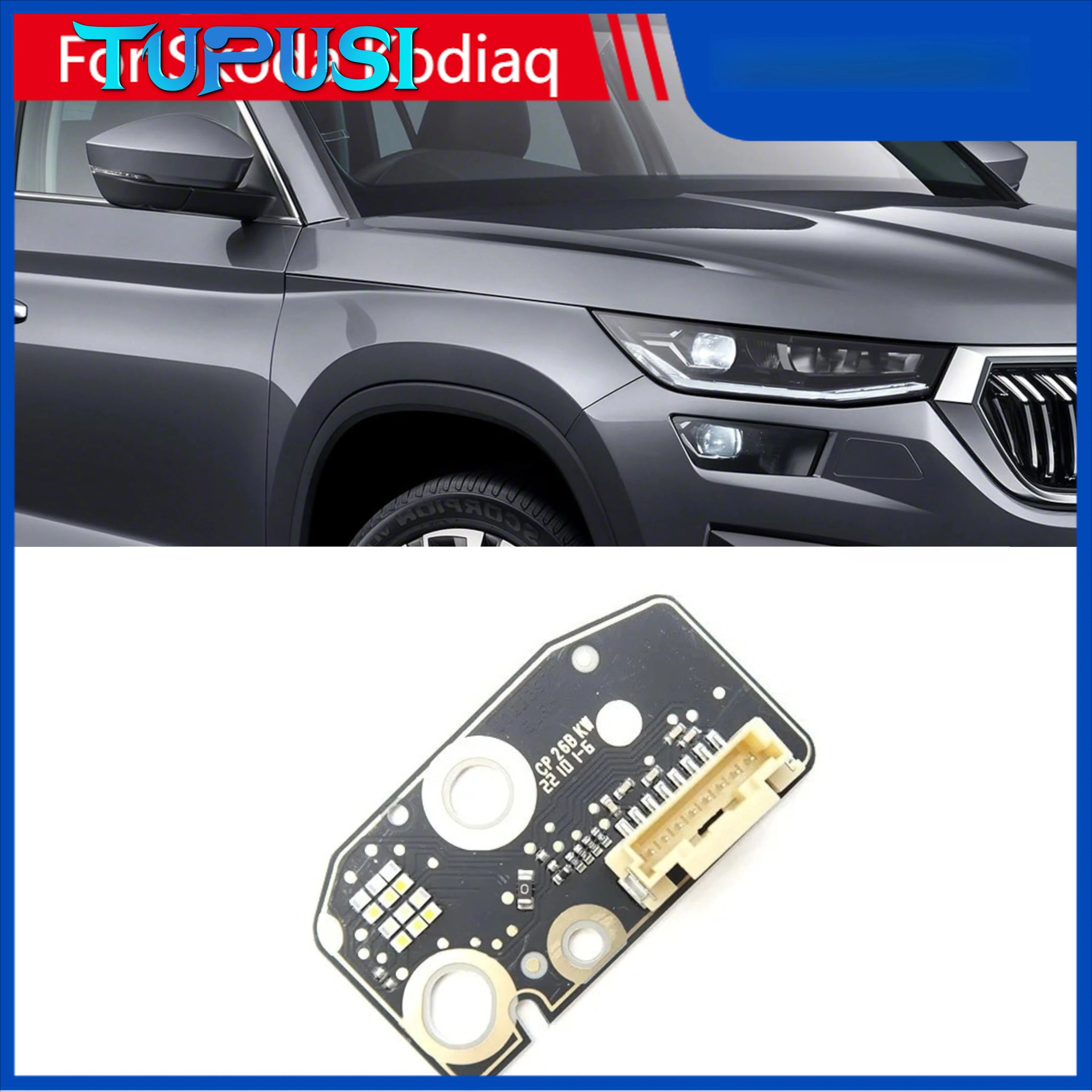 Headlight DRL CHIP Ballast Light Source Module Angel Eye Board Chip Daytime Running Light for Skoda