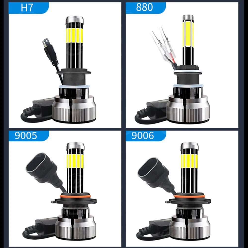 H7 LED Mini Canbus H4 H1 HB3 HB4 9012 Turbo Bi 360 Projector