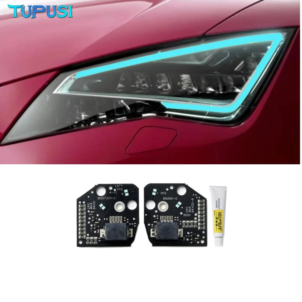 DRL LED Boards for Seat Leon MK3 2013-2016 5F Cupra DRL LED Daytime Running Lights Board Module 5F0941475 for