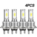 4PCS H7 LED Headlight KIT Combo Bulbs High Low Beam Super Br