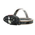 Ultra-bright 5/11 LED Headlight Type-C Rechargeable Headlamp with Battery Waterproof Flashlight Outdoor Camping Fishing Lighting
