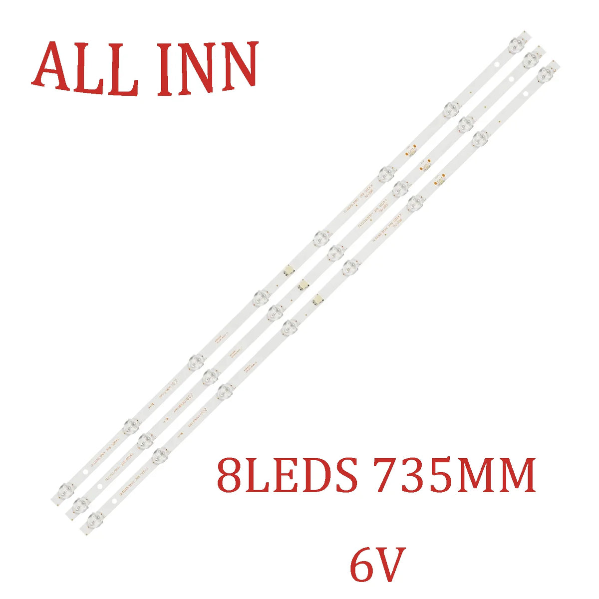 LED Backlight Strip for F40D7100 F40F7000M/W TF-LED40S04T2S 40GSR3000FB M2-395 40GSR3000FC DLED39.5MXY 3X8