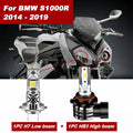2Pcs LED Motorcycle Headlight Bulbs For BMW S1000R 2014 2015