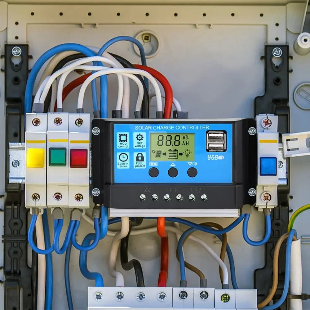 100A Solar Charge Controller 12V 24V Solar Panel Regulator A