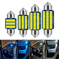 2PCS Car Interior LED Reading Light C5W C10W Festoon Canbus 