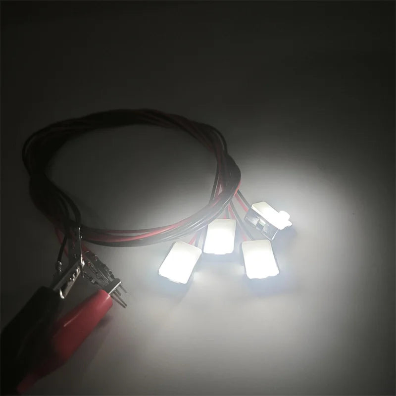 mini size 4Pcs LED Transparent Ambient Light Lamp Body Circular Car Inner Bowl Light Door Handle Handrail Light