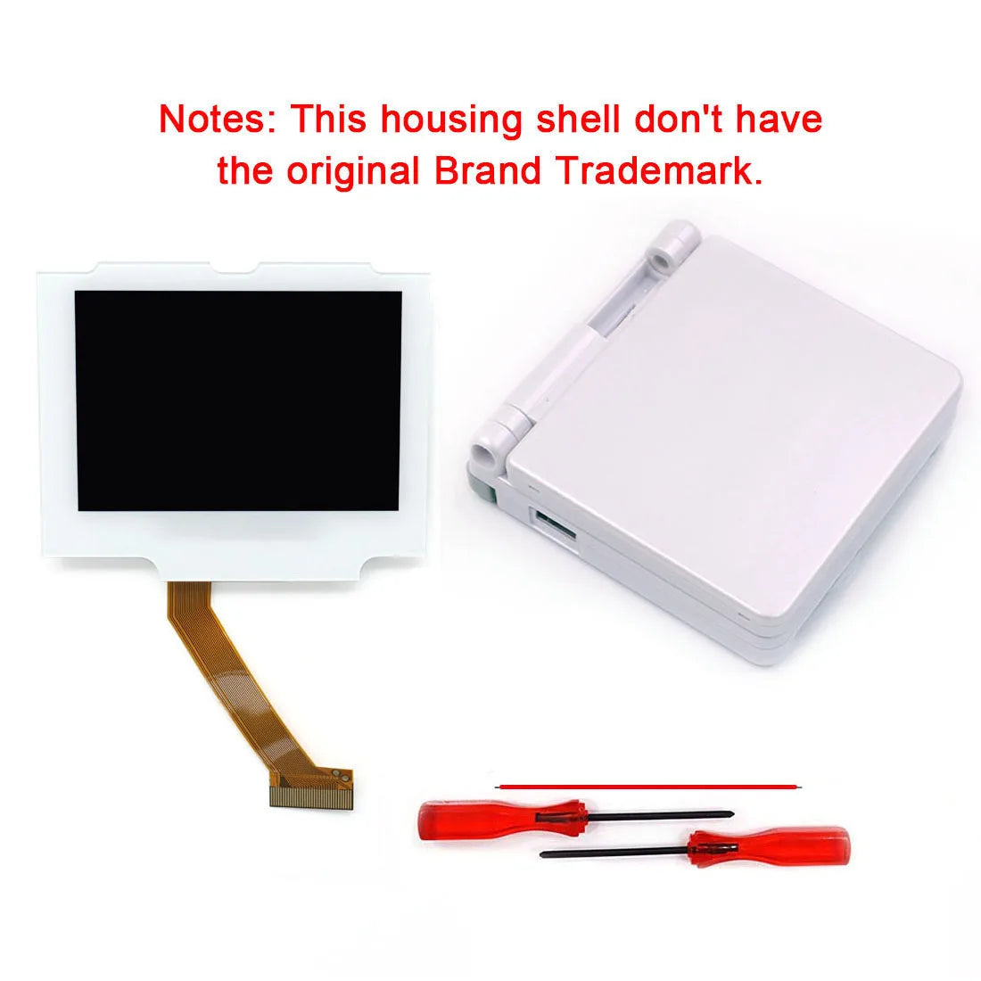 HISPEEDIDO Pre-Laminated IPS 3.0 inch V5 Real Drop in Screen For GBA SP LCD Replacement Kits Build in OSD Menu Easy to Install