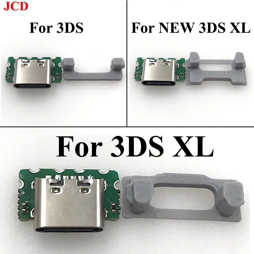 1 Piece 2 in 1 USB-C USB Type-C Charging Port For Nintendo 3