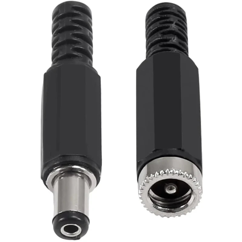 5/10Pairs DC Socket 5.5mm x 2.1mm Female DC Barrel Jack Sold