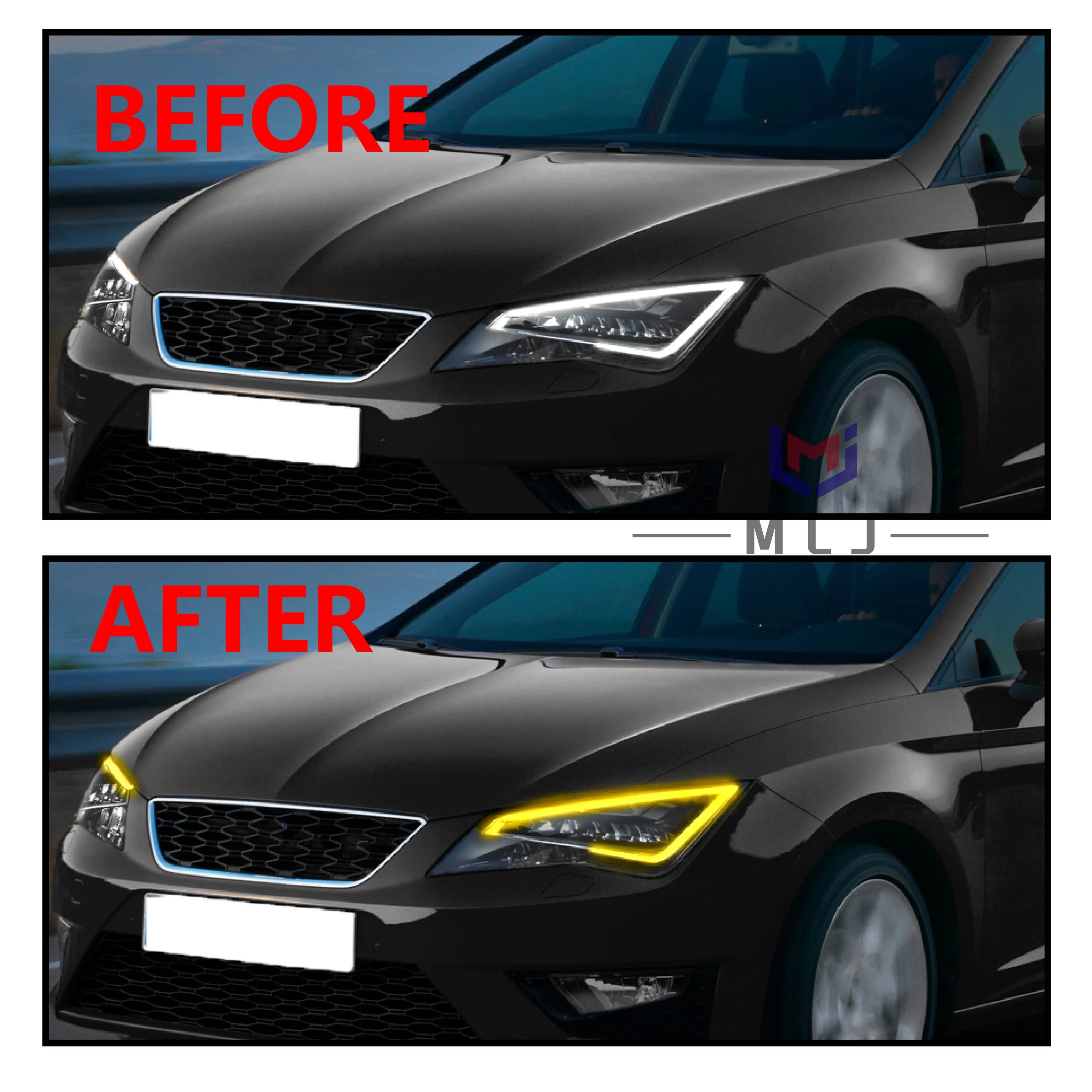 DRL Chip Angel Eye For SEAT Leon 5F MK3 Cupra 2013-2017 Headlight 5F0941475 5F0941476 PCB for SEAT B9265 MK3