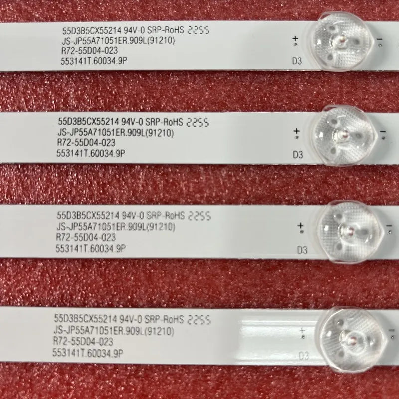 LED Strip for 55LU1204 VHIX-55U169MSY NWX-55U169TSY 55D3B5CX55214 TD SISTEM K55DLJ10US JS-JP55A71051ER.909L